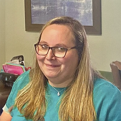A headshot of Kim Dingman, the Office Manager at Georgia Advanced Healthcare.